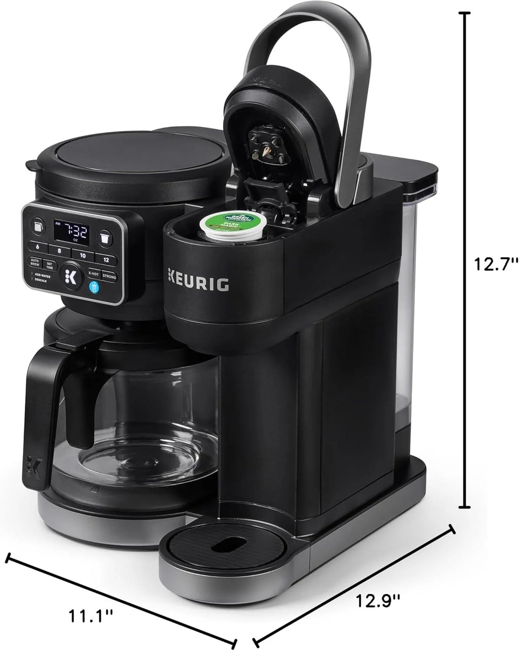 Keurig K-Duo Hot & Iced Single Serve & Carafe Coffee Maker, MultiStream Technology, 72oz Reservoir (Gen 2)