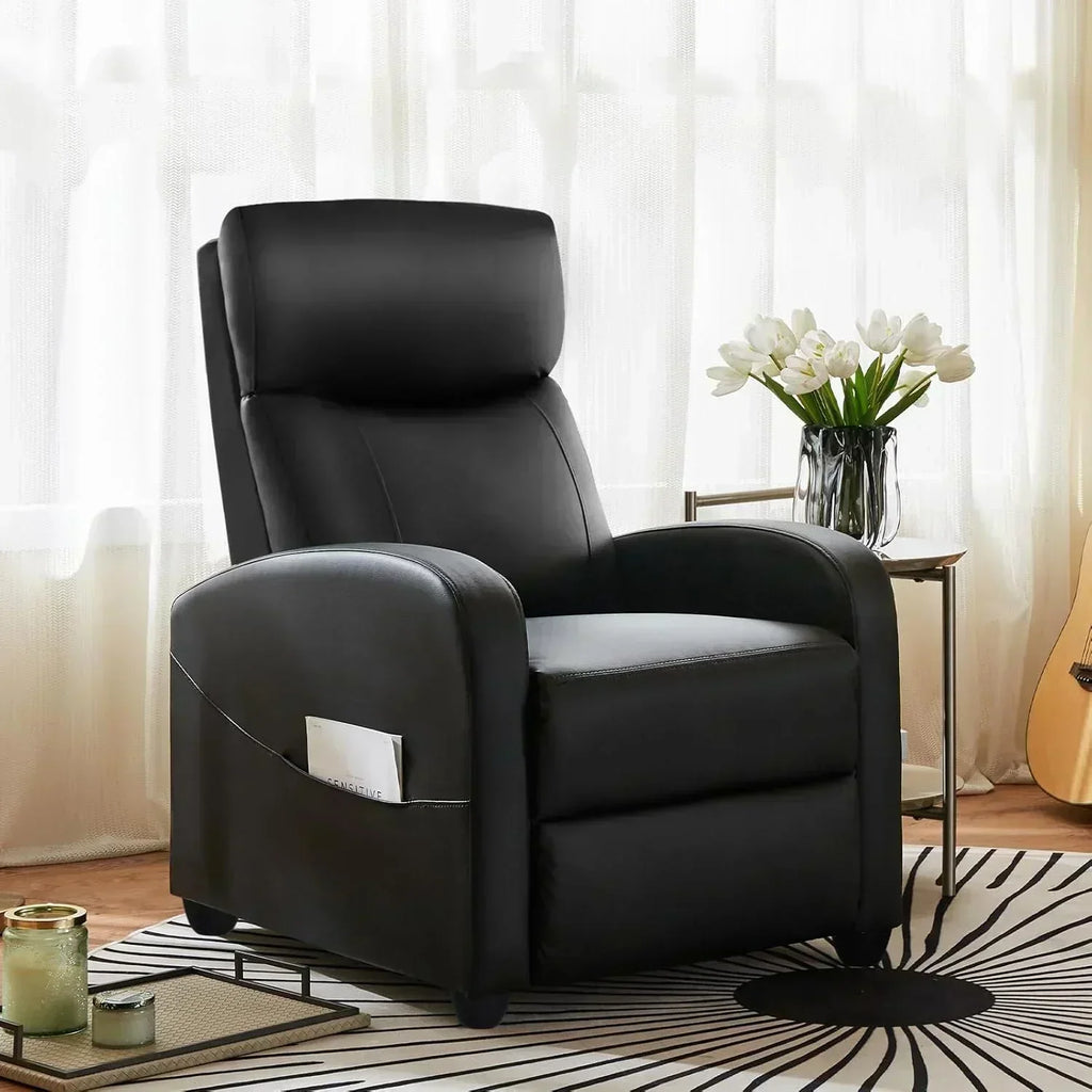 Swivel high-back rocking chair with footrest padded glider baby chair with comfortable deep seat