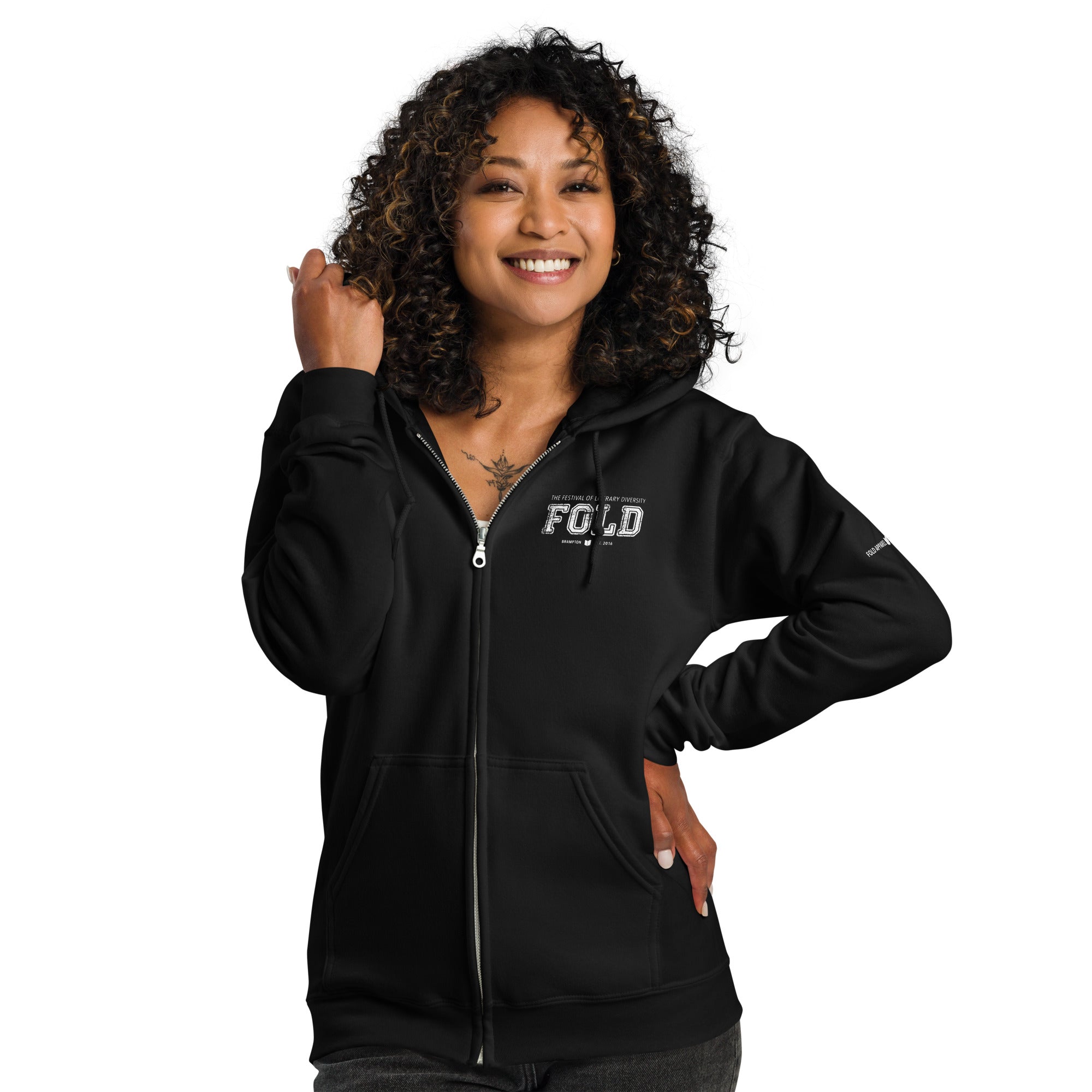 FOLD Varsity - Unisex Zip Hoodie