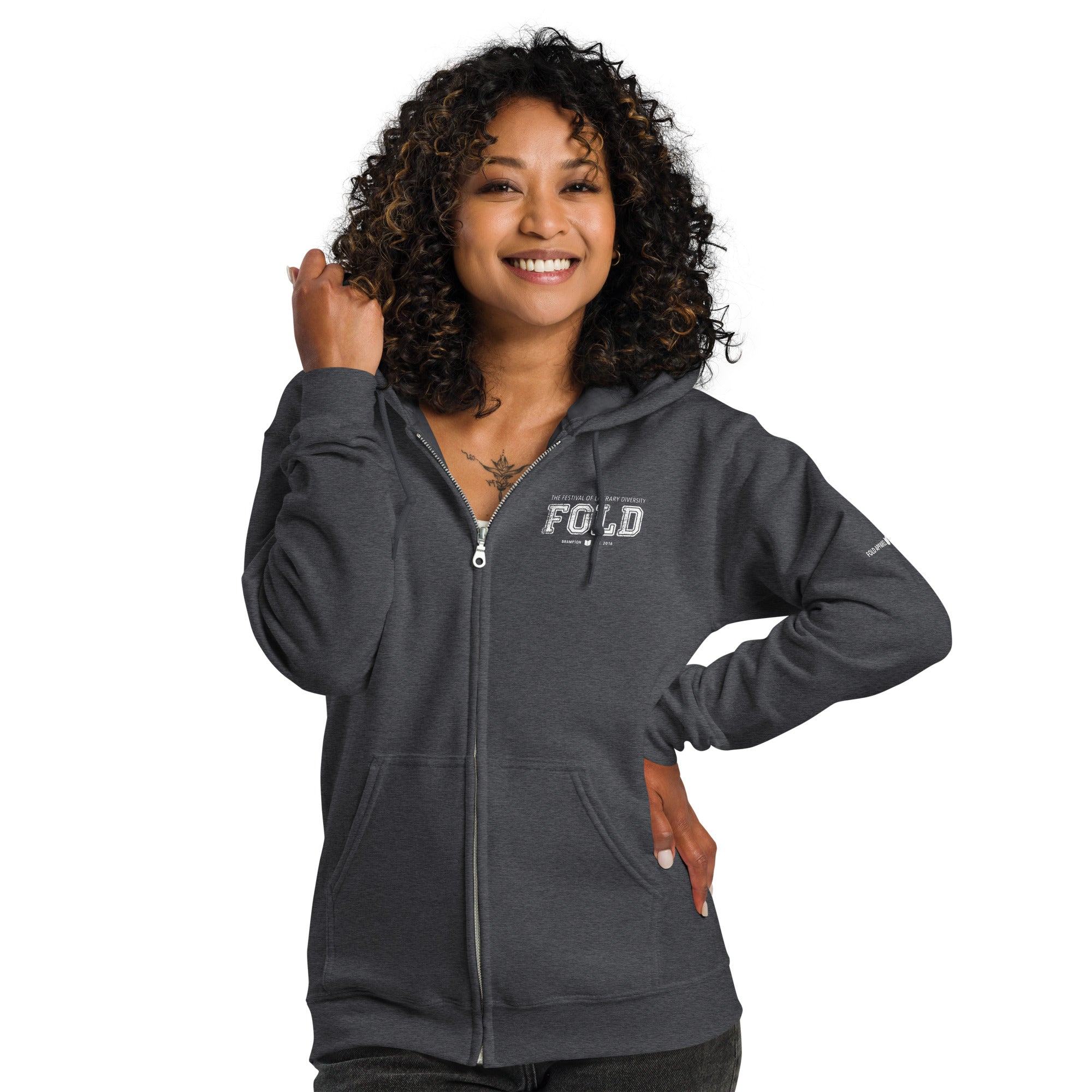 FOLD Varsity - Unisex Zip Hoodie