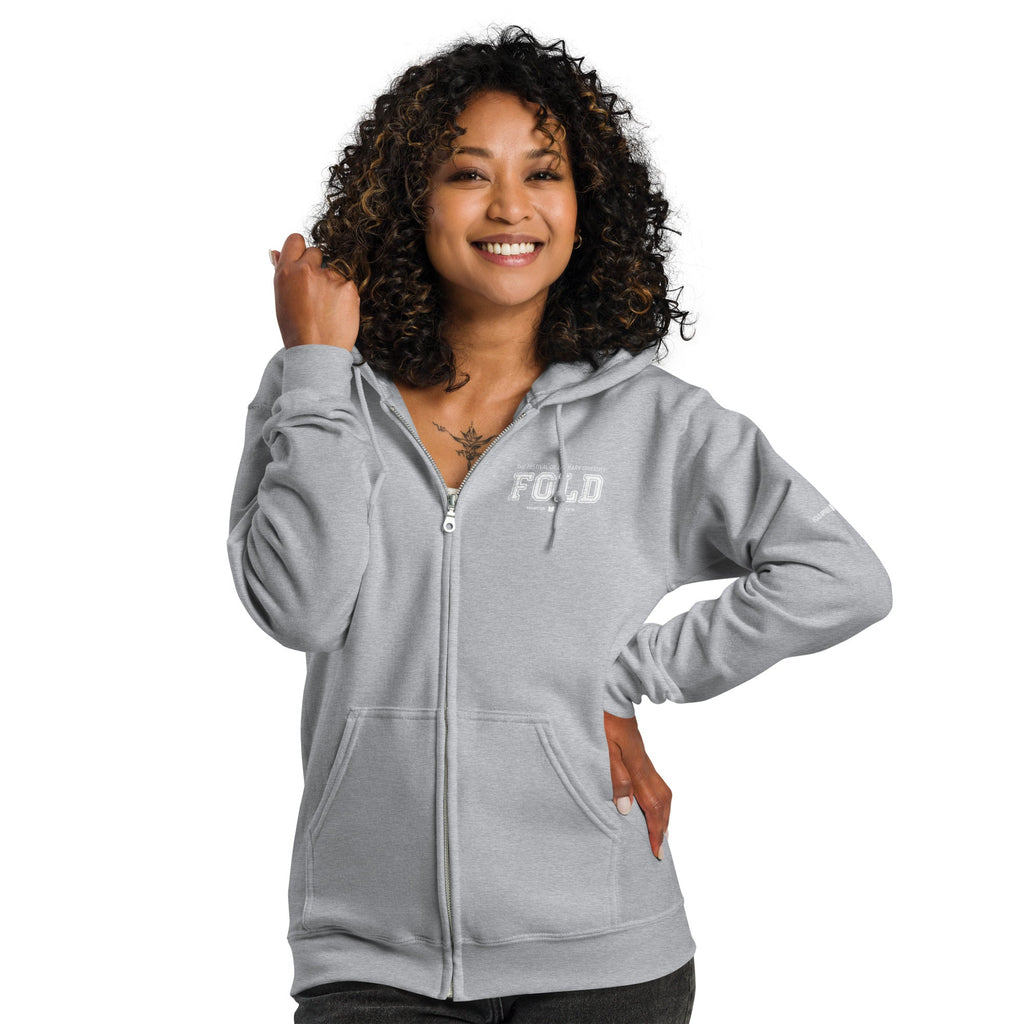 FOLD Varsity - Unisex Zip Hoodie