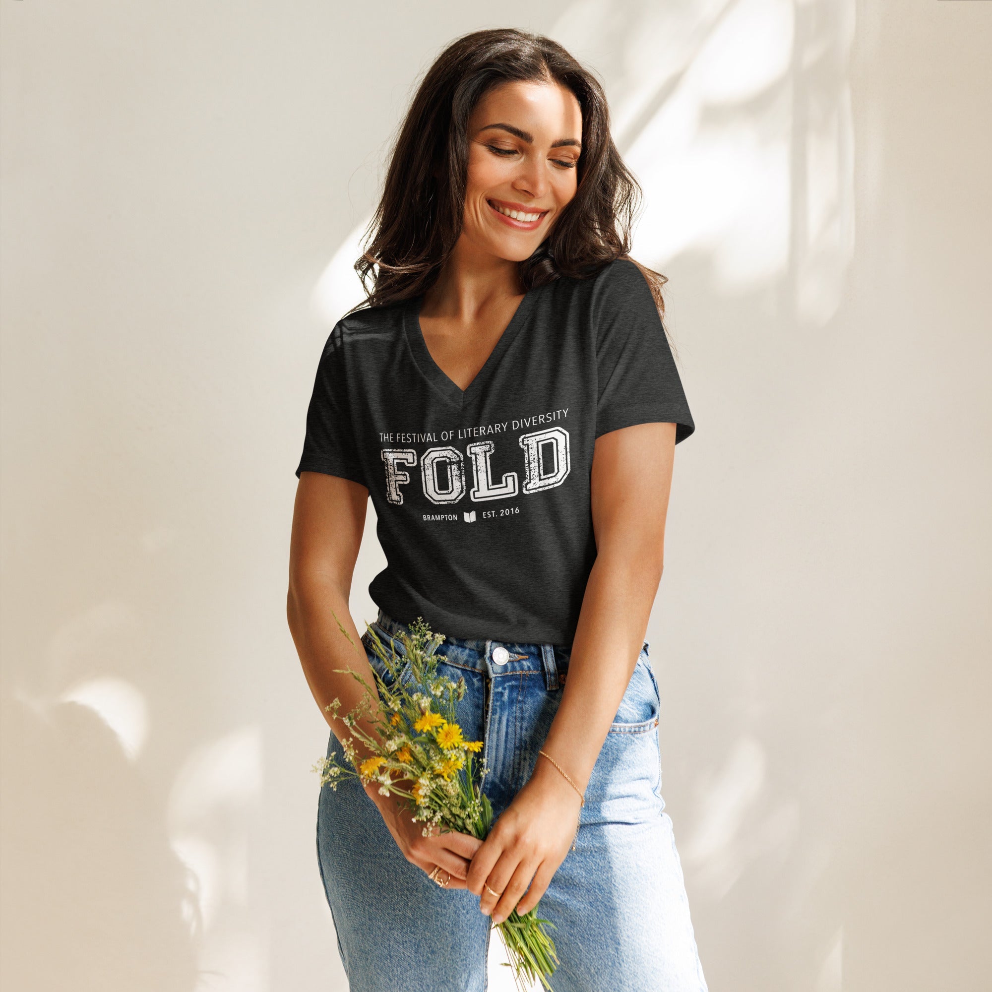 FOLD Varsity - Women’s Relaxed V-Neck